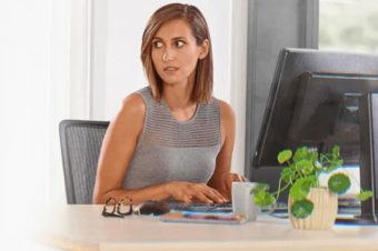 Woman in the work